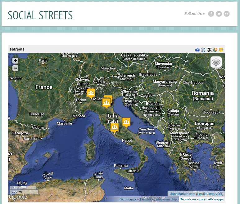 Le social street d'Italia