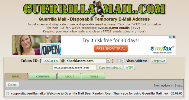 Guerrilla Mail