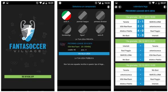 Fantasoccer Village per Android