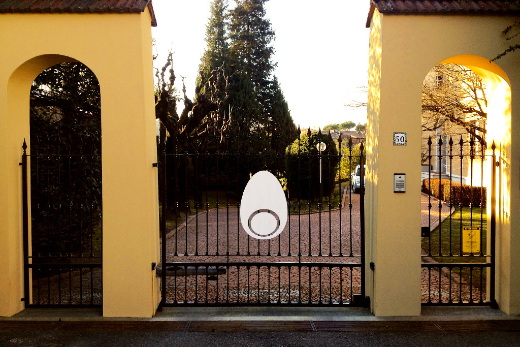 L'ingresso di Villa Ovosonico