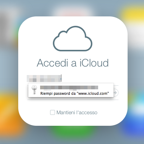 Apple iCloud Keychan OSX Mavericks