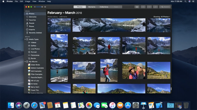 La gallery del Finder introdotta con macOS 10.14 Mojave