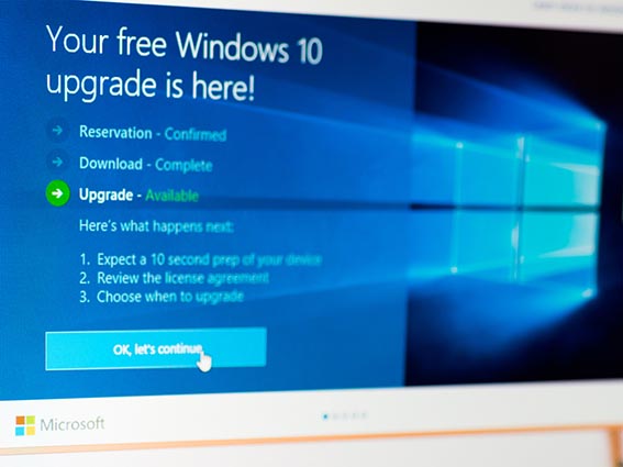 Aggiornamento Windows 10