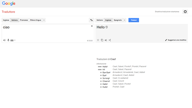 google traduttore