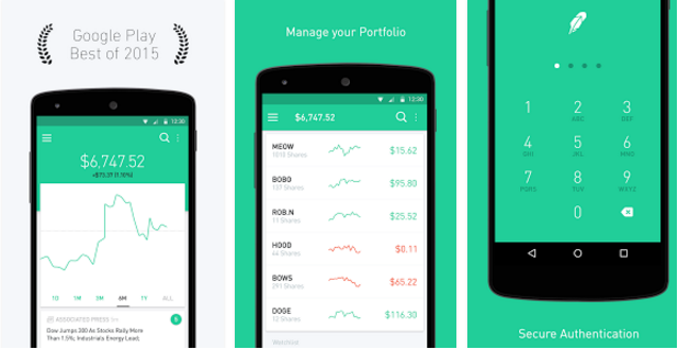 applicazione robinhhood borsa