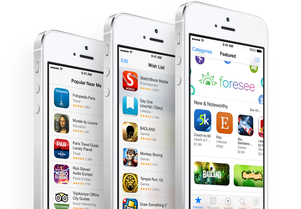 anche l'App Store ha subito parecchie modifiche