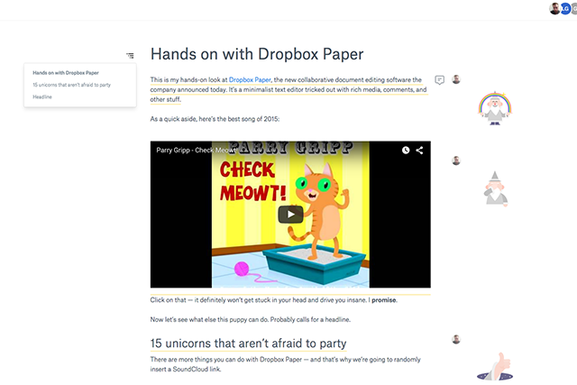 Dropbox Paper