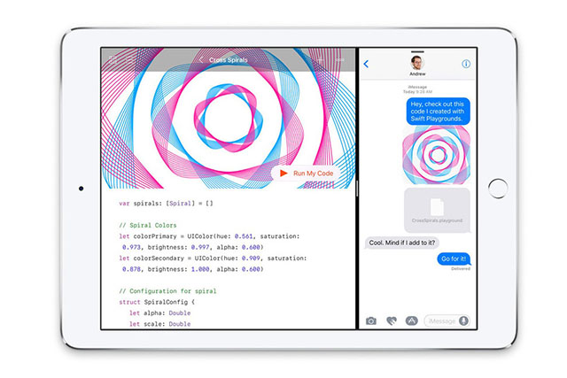 Inviare app con Swift Playground con Messaggi