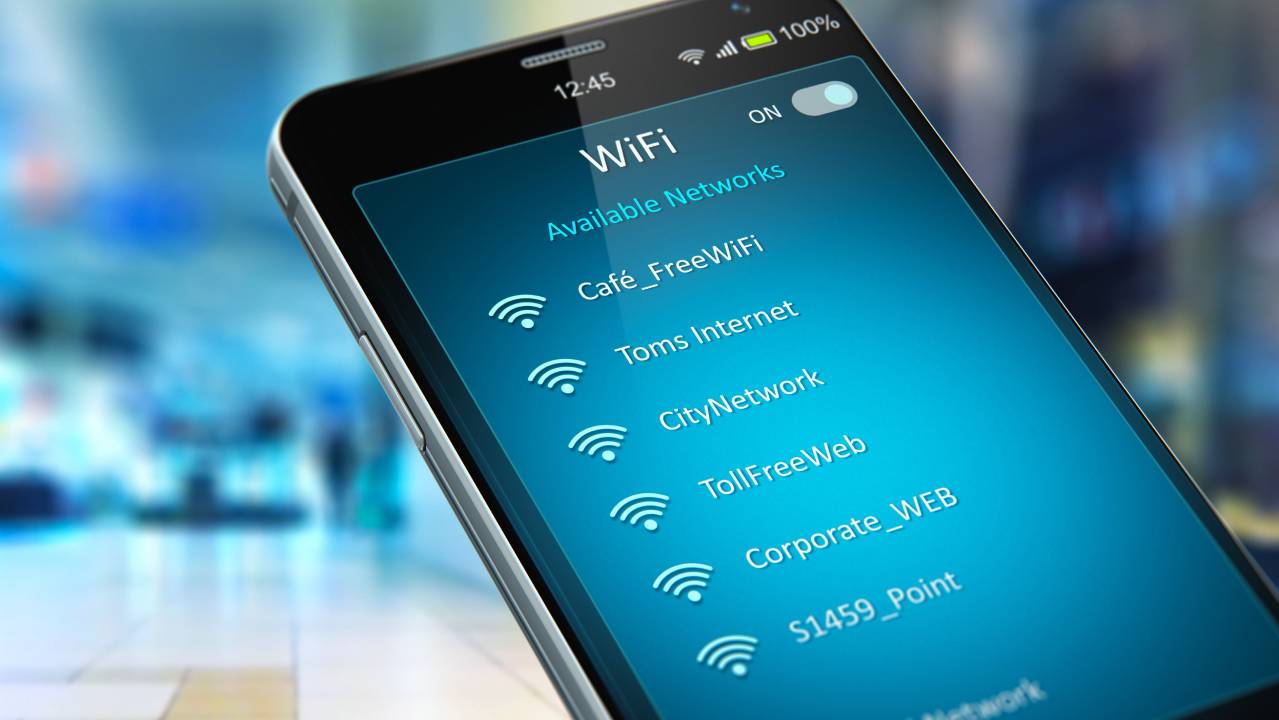 elenco reti wifi su smartphone