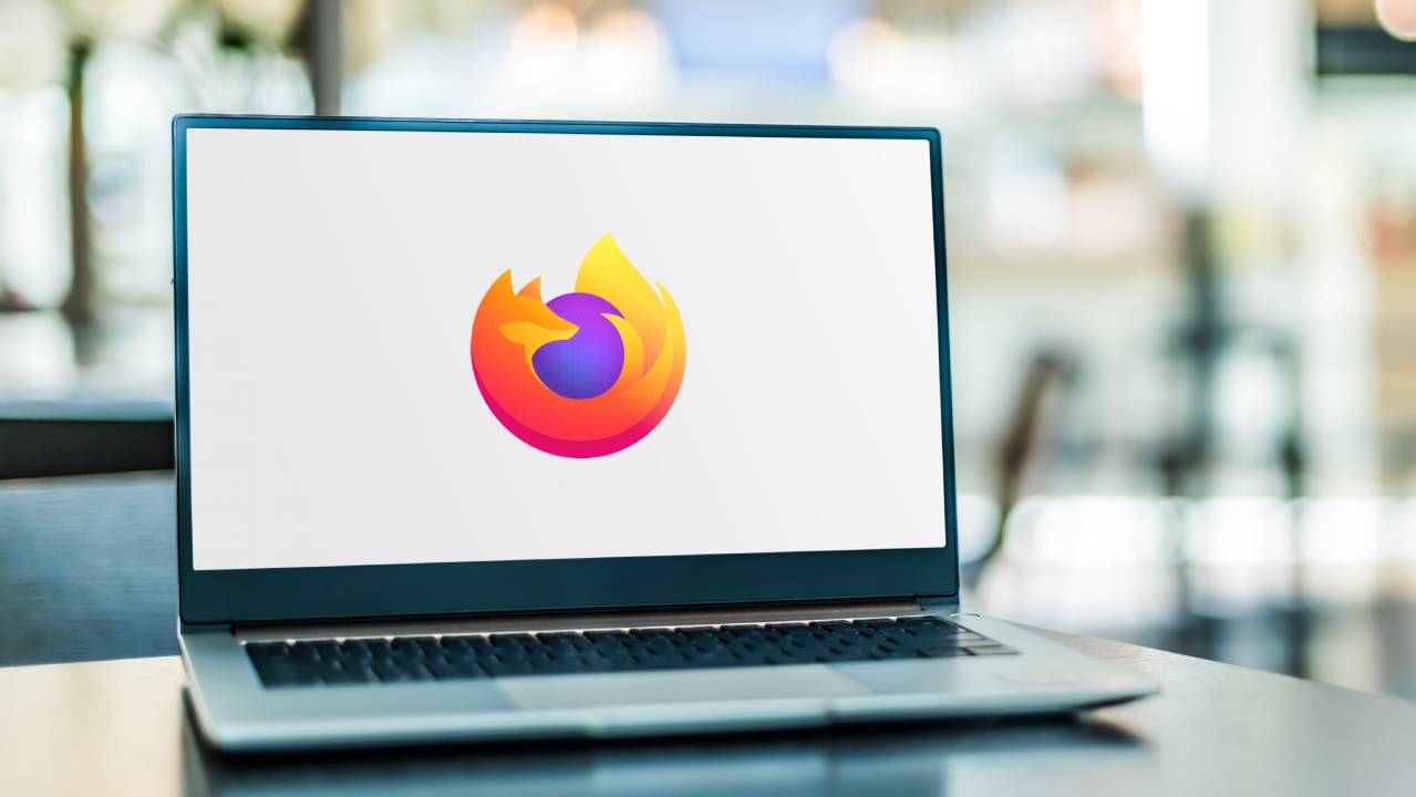 icona firefox su schermo del desktop