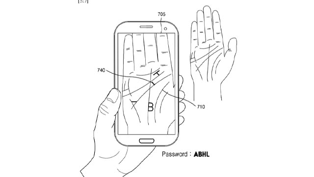 Un'immagine tratta dal brevetto Samsung