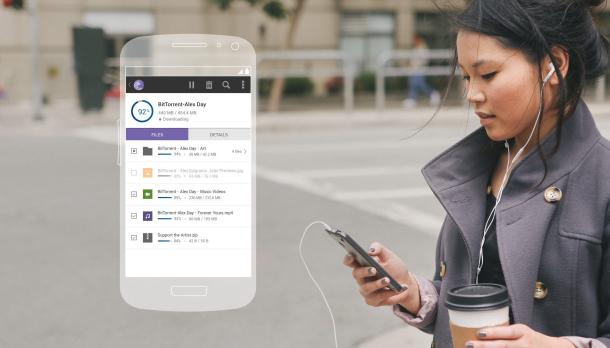 La nuova app Android di BitTorrent