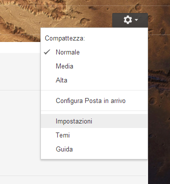 Impostazioni Gmail