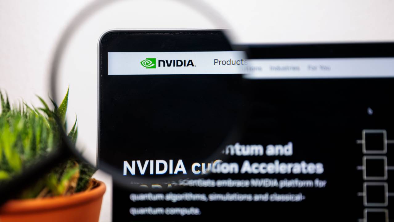 home page del portale Nvidia