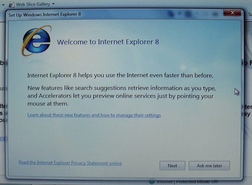 Internet Explorer 8