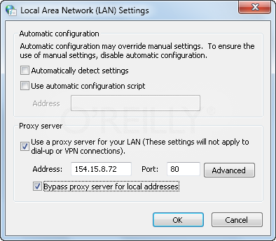 Configurazione proxy server