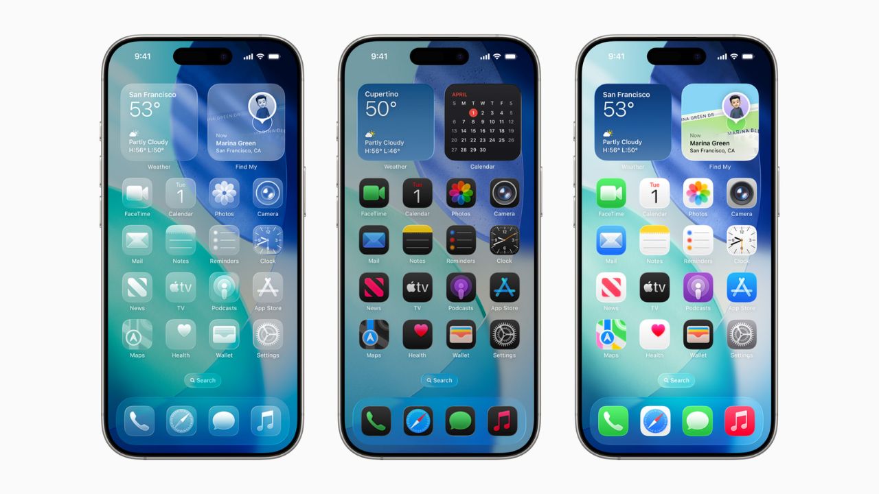 iOS 26 Liquid Glass Design