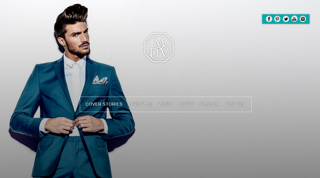 Homepage del portale di Mariano Di Vaio