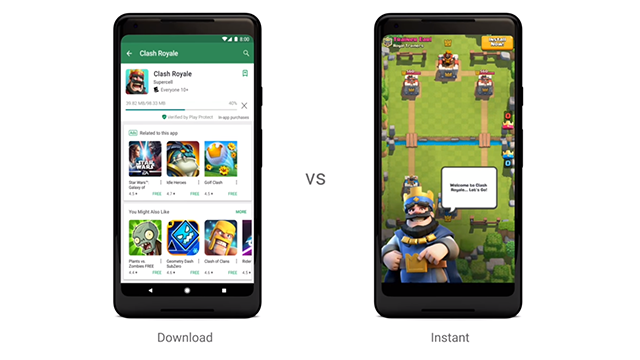 google play instant vs google play