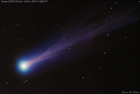 La cometa ISON in un'immagine dalla Rete