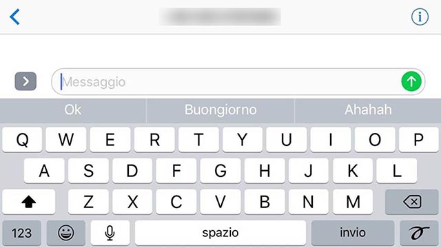 scrivere a mano imessage