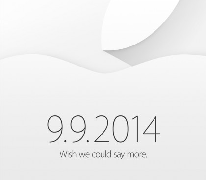 L'invito Apple per l'evento del 9 settembre