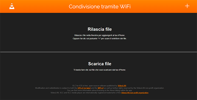 Server VLC su PC