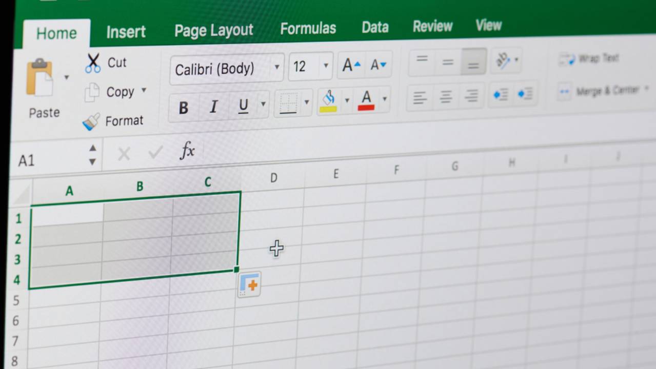 Utilizzo di Excel sul computer