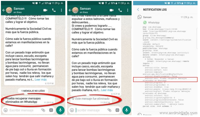 Come leggere messaggi cancellati Whatsapp