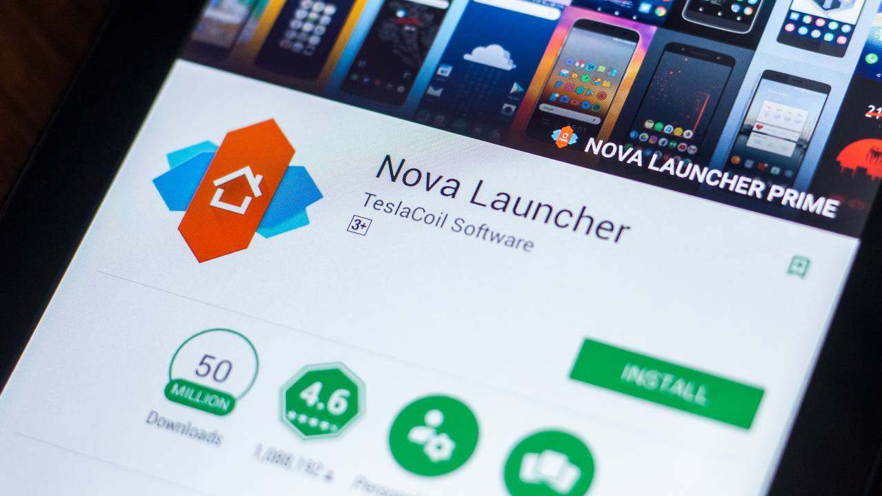 schermata download app Nova Launcher