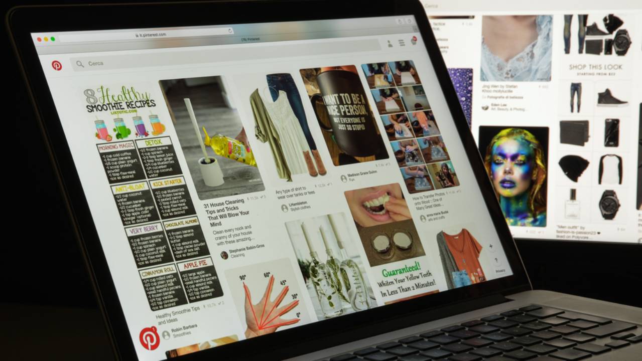 home page di Pinterest