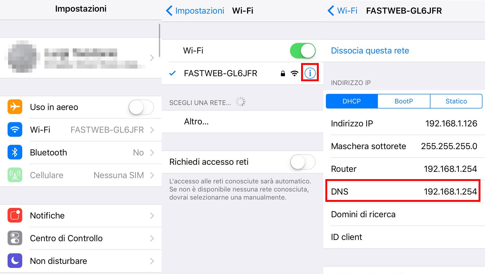 dns iphone