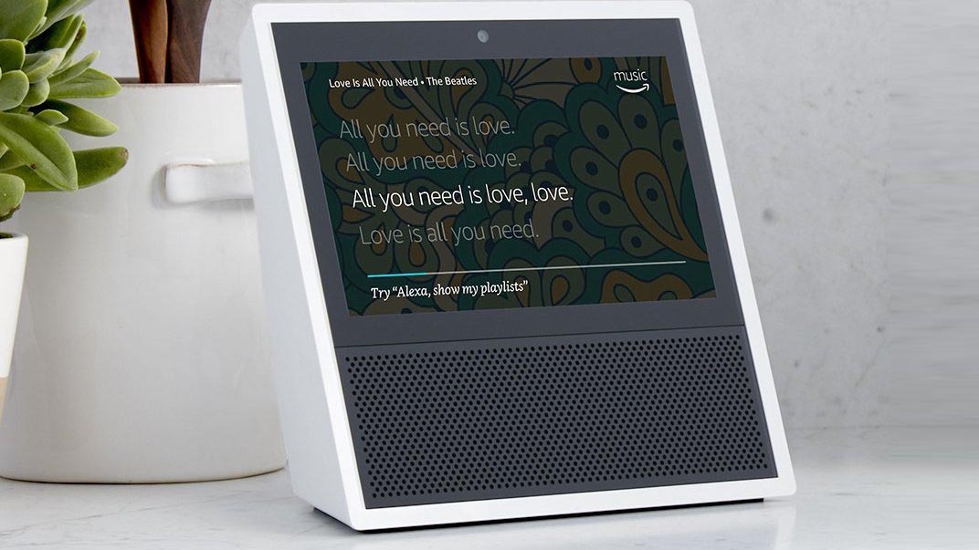 Amazon Echo Show in versione karaoke