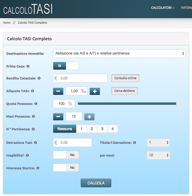 CalcoloTASI