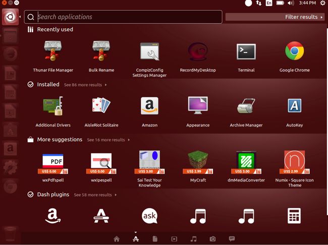 Launcher di Ubuntu