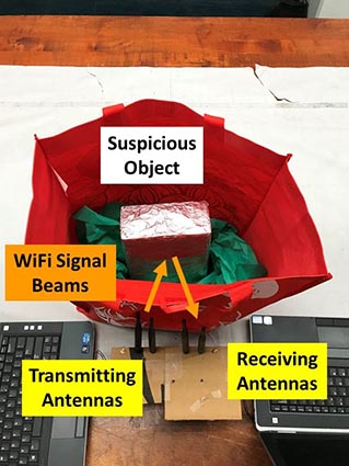 Il sistema messo a punto per rilevare sostanze pericolose con il Wi-Fi