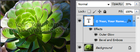 Watermark con Photoshop