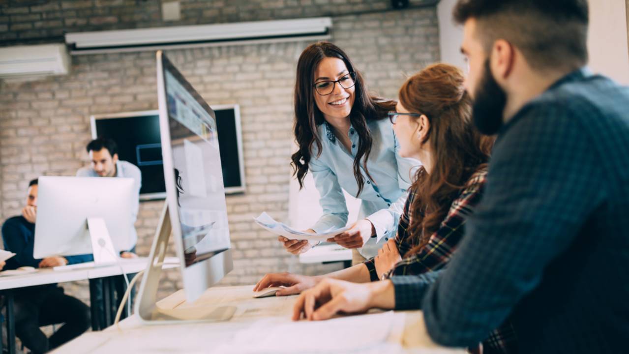 team di lavoro che collabora