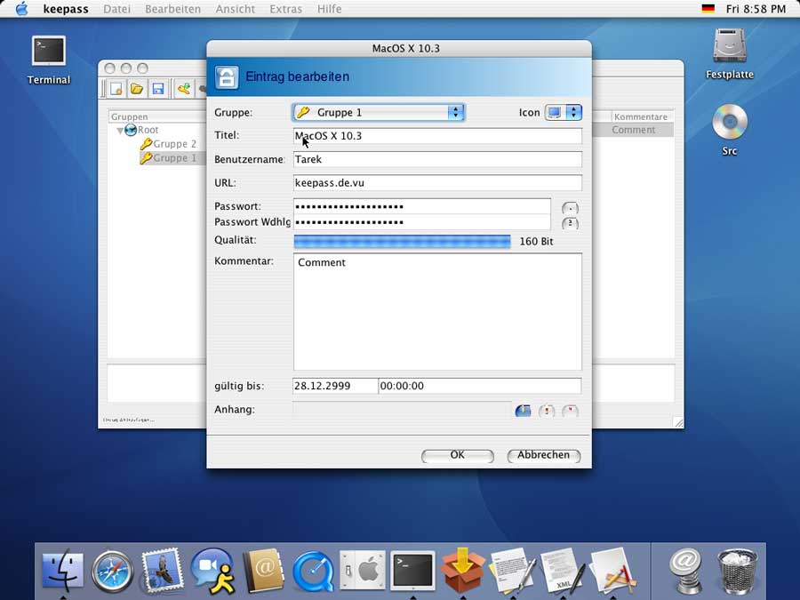 KeePass X