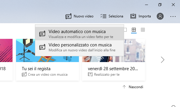 Creare video automatici