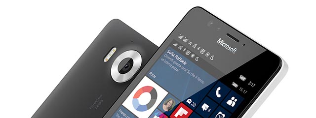 Interfaccia Windows 10 Mobile