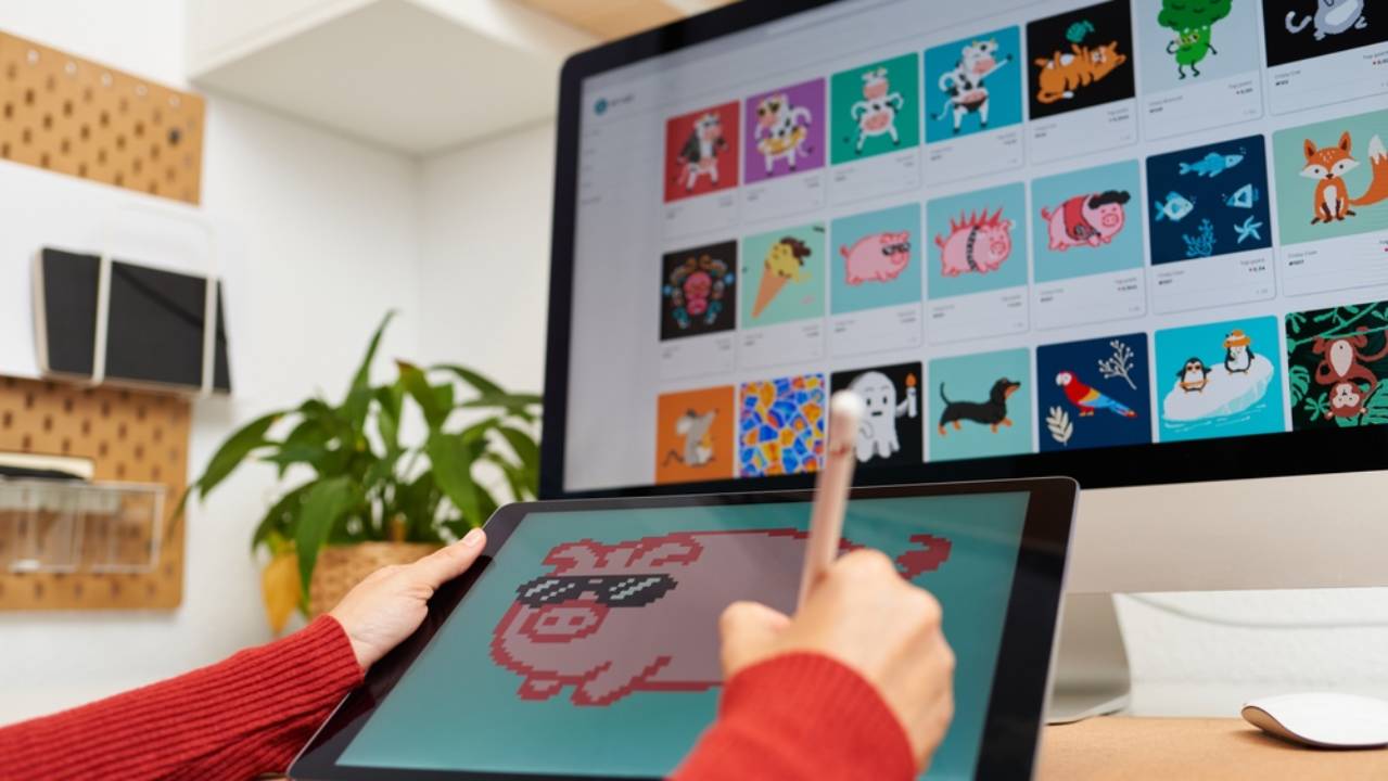 crypto artist a lavoro
