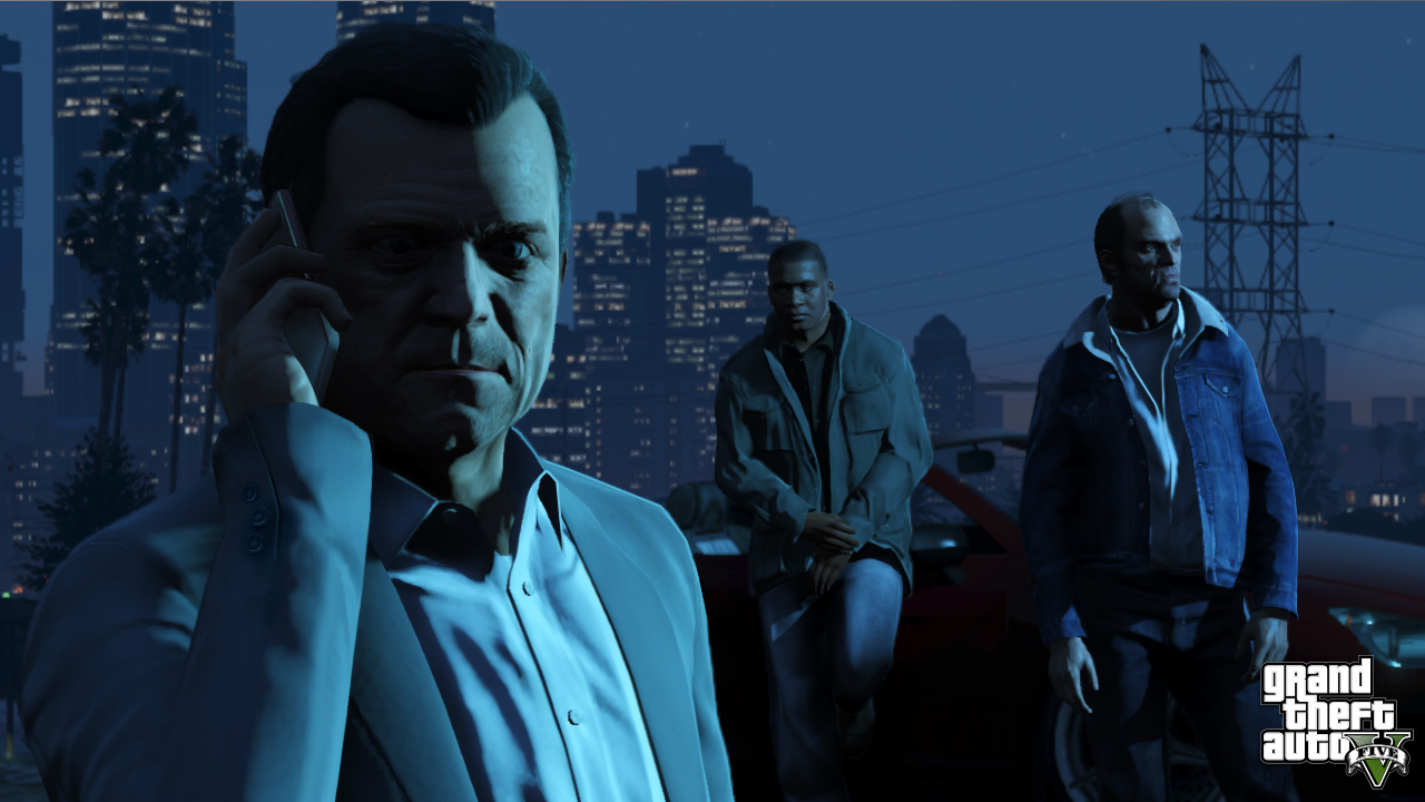 I tre protagonisti di GTA5