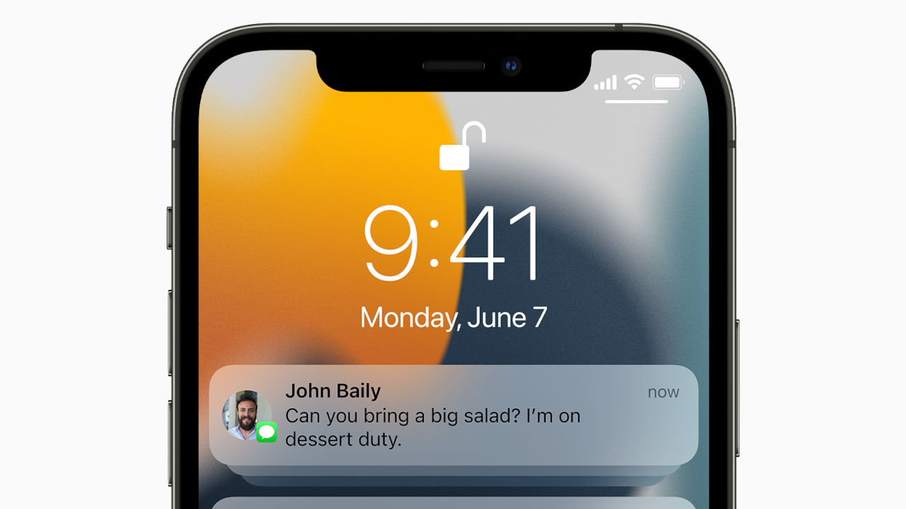 apple ios 15 notifiche