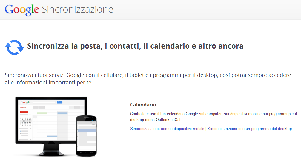 Google Sync, l'app per sincronizzare Google Calendar sul vostro smartphone