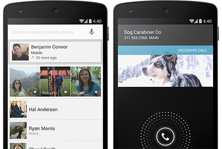 La nuova app per le chiamate di Android 4.4 KitKat