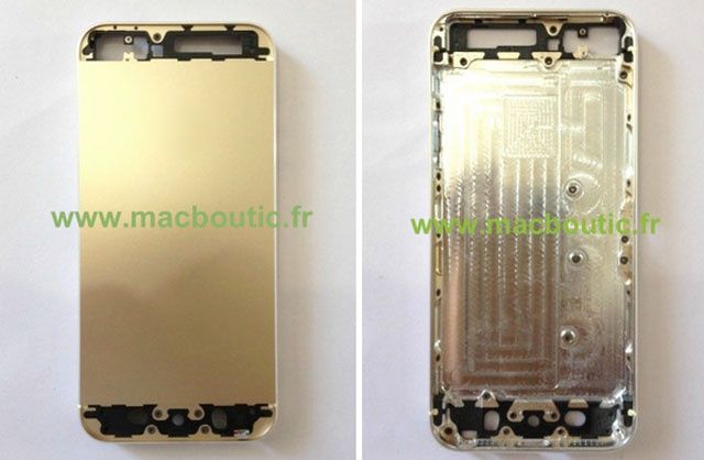 Una delle immagini rubate dalla Rete dell'iPhone dorato