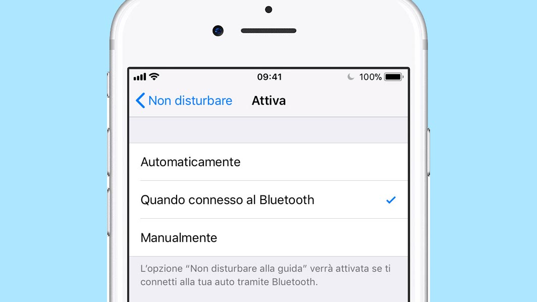 Come attivare non disturbare alla guida