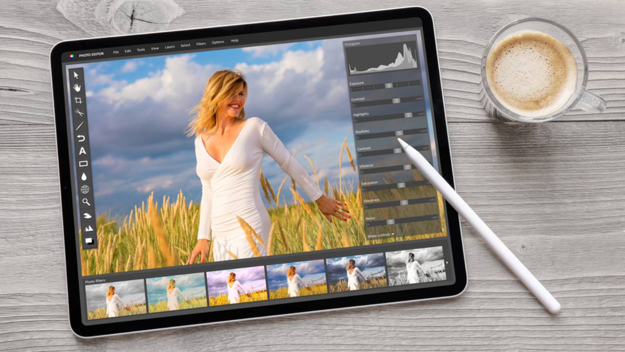 photo editing su tablet