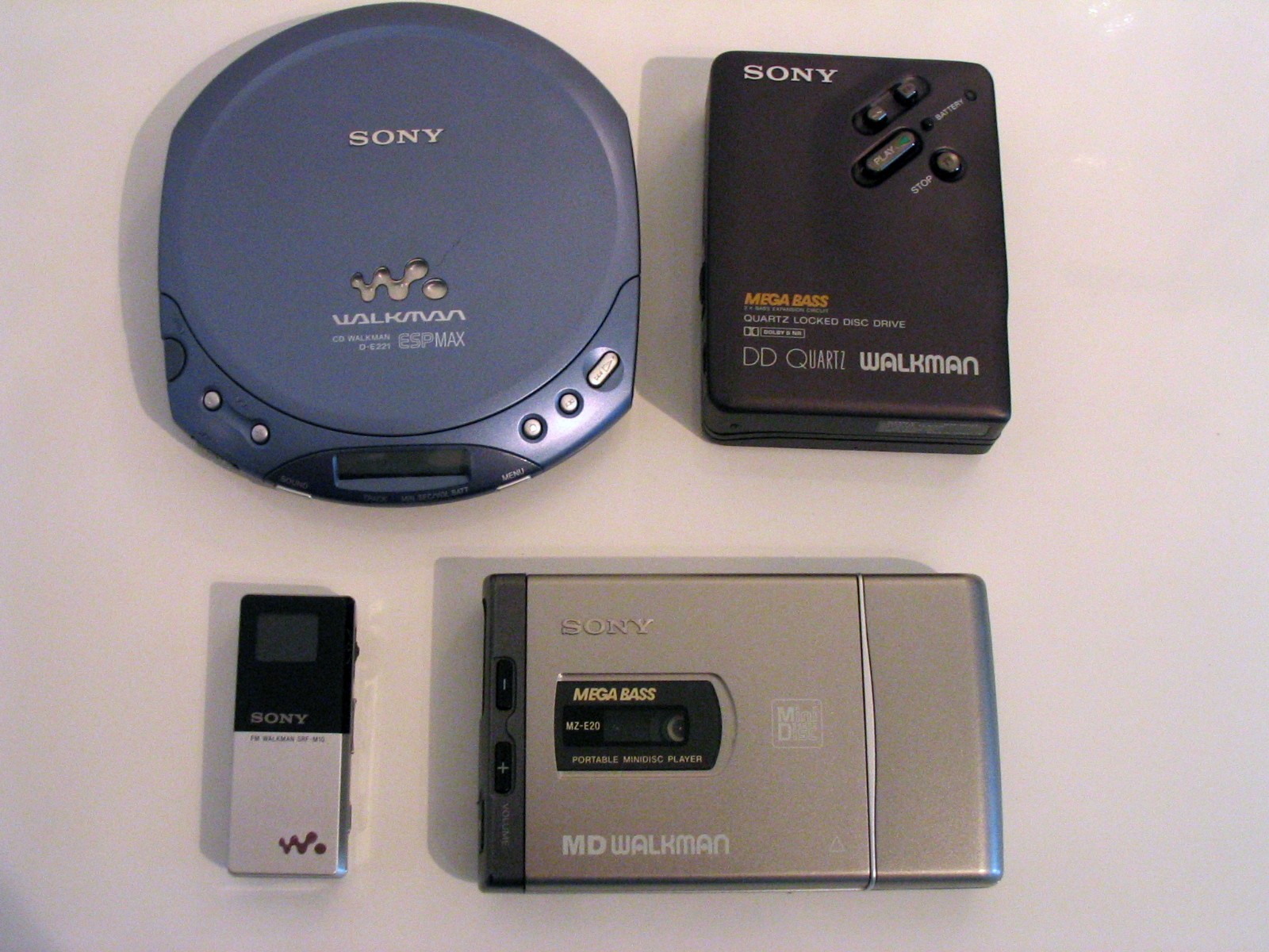 Mangianastri, lettore cd e lettore mp3 Sony Walkman